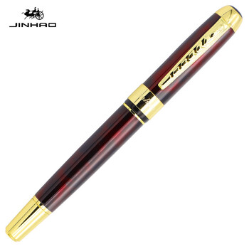 Jinhao 250 писалка студент практика калиграфия офис бизнес подарък метална подпис химикалка сменяема чанта с мастило гравиране ЛОГО