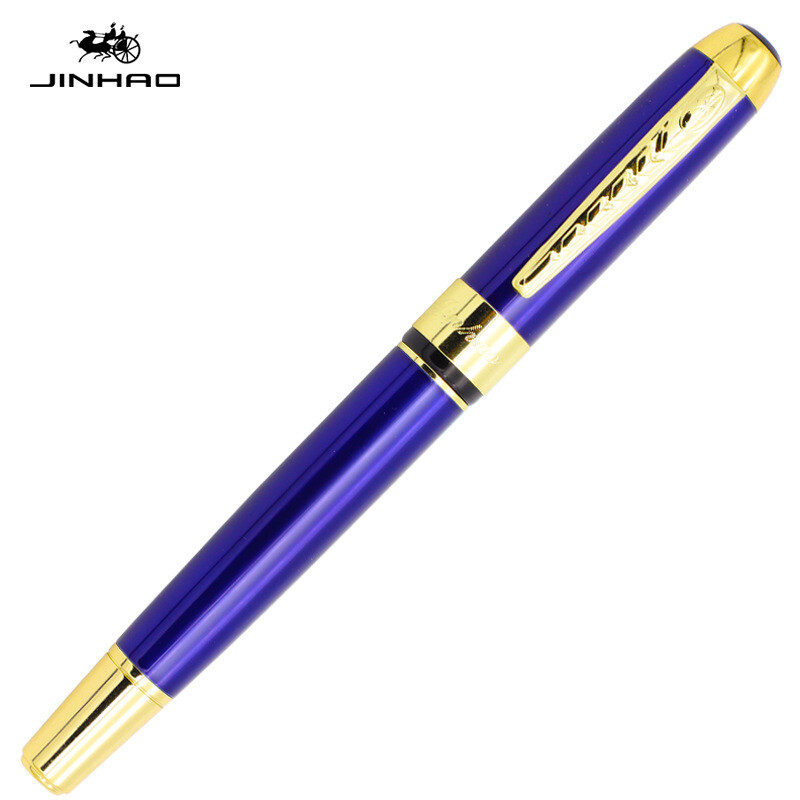 Jinhao 250 στυλό πρακτικής άσκησης φοιτητή καλλιγραφίας γραφείου επαγγελματικό δώρο μεταλλικό στυλό με υπογραφή αντικαταστάσιμο με χάραξη σε σακούλα μελανιού ΛΟΓΟΤΥΠΟ