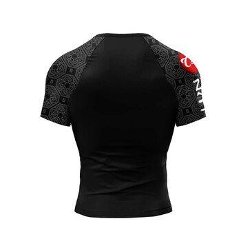 Cody Lundin κοντομάνικο ροζ ανδρικό Jiu Jitsu BJJ No Gi Rash Guard Sublimation Ανδρικά μπλουζάκια προπόνησης τρεξίματος Strech Fitness Tees