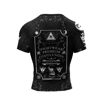 Cody Lundin κοντομάνικο ροζ ανδρικό Jiu Jitsu BJJ No Gi Rash Guard Sublimation Ανδρικά μπλουζάκια προπόνησης τρεξίματος Strech Fitness Tees