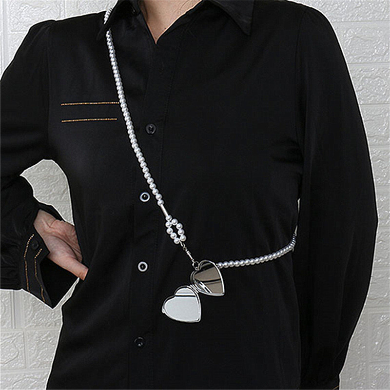 Korėjos pareiškimas perlai, ilgi karoliai moterims, asmenybės grandinės, didelės pakabos apykaklės papuošalai