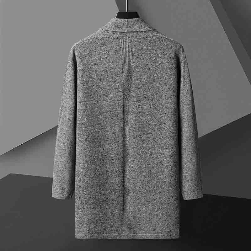 Talvejope Meeste Klassikaline Pikk Kardigan Mood Meeste Paks Soe Koo Jakid Abrigo Largo Hombre Sügis Harajuku Riietus Mantel