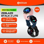 Νέο 2024 Zeblaze Btalk 2 Lite Voice Calling Smart Watch Large 1,39'' IPS Display 100+ Sports modes Smartwatch Health Monitor 24h