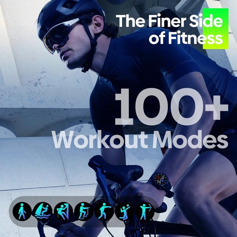 Νέο 2024 Zeblaze Btalk 2 Lite Voice Calling Smart Watch Large 1,39'' IPS Display 100+ Sports modes Smartwatch Health Monitor 24h