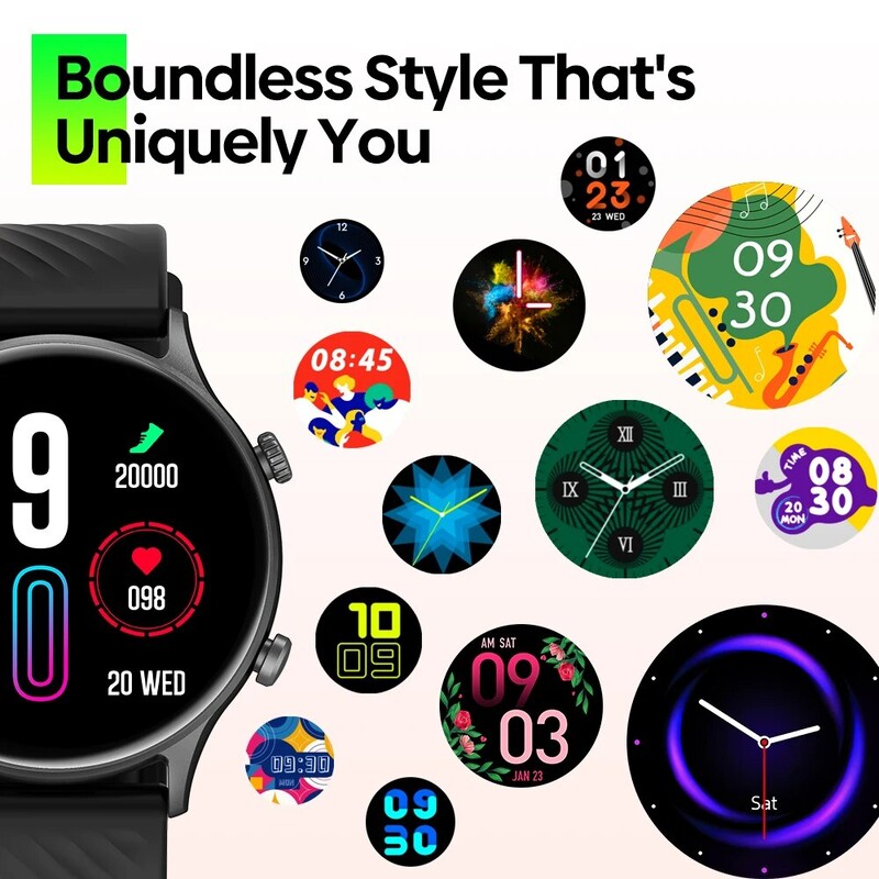 Νέο 2024 Zeblaze Btalk 2 Lite Voice Calling Smart Watch Large 1,39'' IPS Display 100+ Sports modes Smartwatch Health Monitor 24h