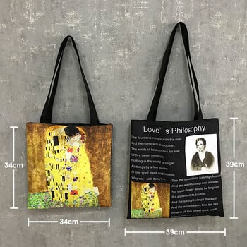 Чанти за през рамо Vampire VLAD TEPES Дамска чанта Gothic Bat Ghost Casual Totes Bag Многократна дамска чанта за пазаруване