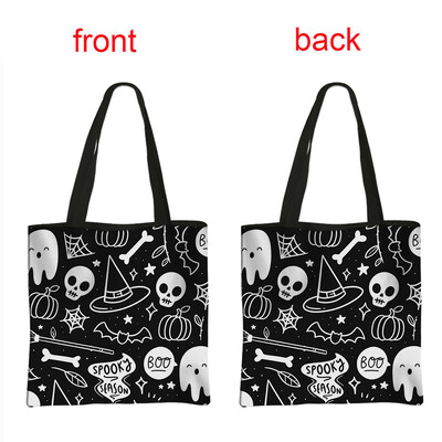Чанти за през рамо Vampire VLAD TEPES Дамска чанта Gothic Bat Ghost Casual Totes Bag Многократна дамска чанта за пазаруване