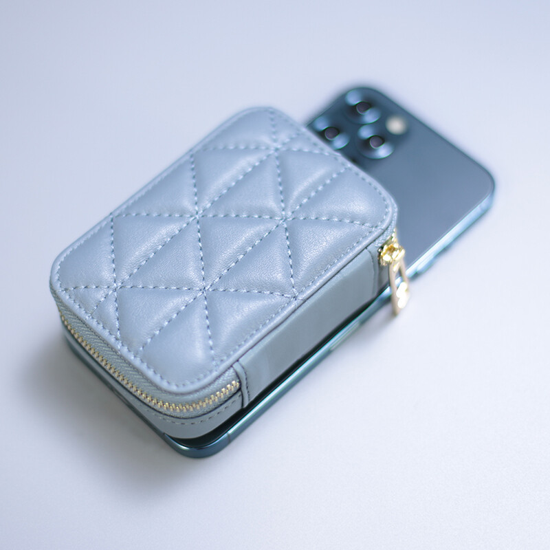 2021. aasta Fashoni huulepulk Box Square Travel ehtsast nahast meigikarp koos peegliga huulepulgadega nahast hoidjaga kosmeetikakott