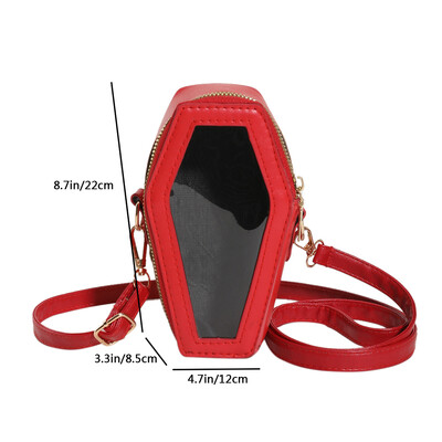 Bat Wings Ita seljakott läbipaistev reisikott Rahakotid ja käekotid Naistele selge koolikott Punk Ita Clutch rahakott Crossbody kott