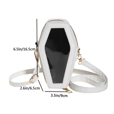 Bat Wings Ita seljakott läbipaistev reisikott Rahakotid ja käekotid Naistele selge koolikott Punk Ita Clutch rahakott Crossbody kott