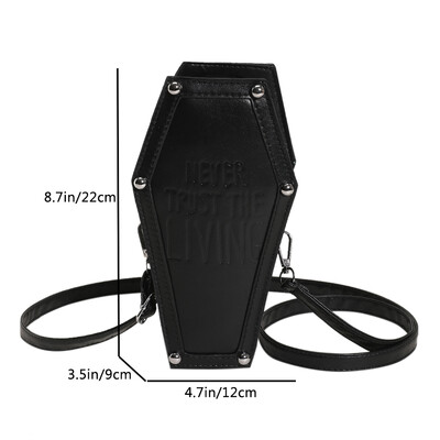 Bat Wings Ita seljakott läbipaistev reisikott Rahakotid ja käekotid Naistele selge koolikott Punk Ita Clutch rahakott Crossbody kott