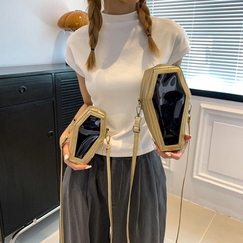 Bat Wings Ita seljakott läbipaistev reisikott Rahakotid ja käekotid Naistele selge koolikott Punk Ita Clutch rahakott Crossbody kott