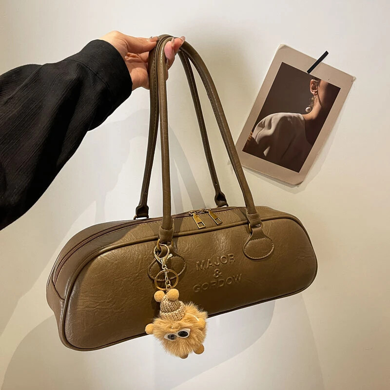 PU-tõmblukuga kõrgekvaliteedilised baguette õlakotid Mitmekülgsed moodsad suure mahuga naiste käekotid 2024 klassikalises stiilis kuum allahindlus