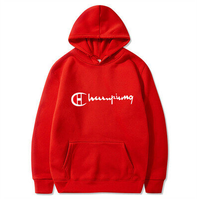 Есен Зима Нова мода Hoody Printed Тенденция Марка Мъже Жени Суичъри с качулка Плюс поларен пуловер Хип-хоп Streetwear Горнища