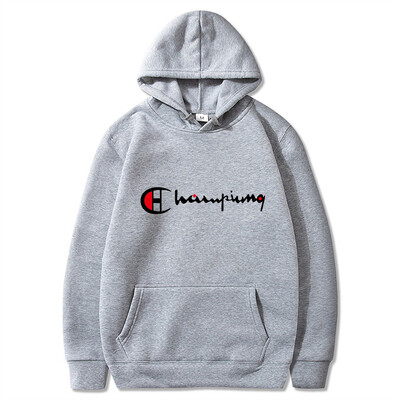 Есен Зима Нова мода Hoody Printed Тенденция Марка Мъже Жени Суичъри с качулка Плюс поларен пуловер Хип-хоп Streetwear Горнища