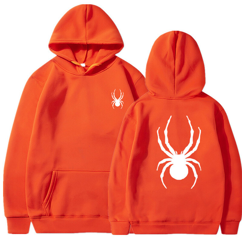 Ανδρικά φούτερ με κουκούλα Casual πουλόβερ Φούτερ Μόδα Γυναικεία Μπλούζα μονόχρωμη Φούτερ με φούτερ με κουκούλα αράχνη ανδρική μπλούζα