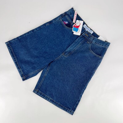 JNCO Hiina Loong Hip Hopi teksapüksid 2000. aastate stiilis suvised kottis teksad gooti Jorts Y2k retrosinine meeste laia jalaga jõusaalipüksid