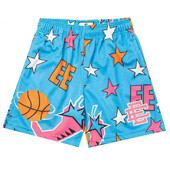Човек Summer New Eric Emanuel EE Basic Mesh Short Classic Gym Shorts с флорални щампи Мъжки спортни ежедневни шорти за фитнес Баскетбол