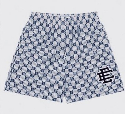 Човек Summer New Eric Emanuel EE Basic Mesh Short Classic Gym Shorts с флорални щампи Мъжки спортни ежедневни шорти за фитнес Баскетбол
