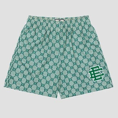 Човек Summer New Eric Emanuel EE Basic Mesh Short Classic Gym Shorts с флорални щампи Мъжки спортни ежедневни шорти за фитнес Баскетбол