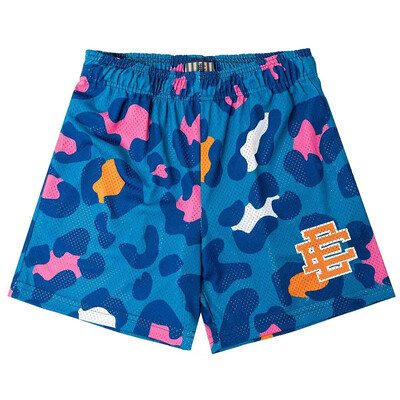 Човек Summer New Eric Emanuel EE Basic Mesh Short Classic Gym Shorts с флорални щампи Мъжки спортни ежедневни шорти за фитнес Баскетбол