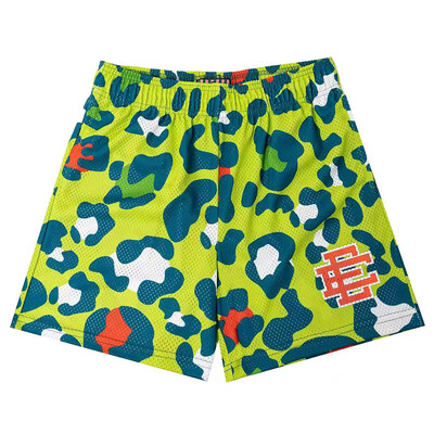Човек Summer New Eric Emanuel EE Basic Mesh Short Classic Gym Shorts с флорални щампи Мъжки спортни ежедневни шорти за фитнес Баскетбол
