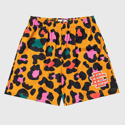 Човек Summer New Eric Emanuel EE Basic Mesh Short Classic Gym Shorts с флорални щампи Мъжки спортни ежедневни шорти за фитнес Баскетбол