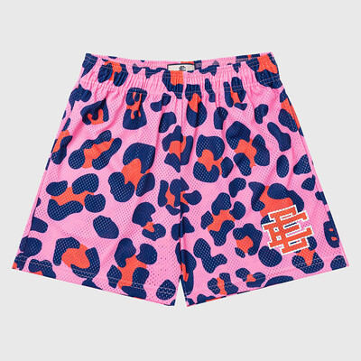 Човек Summer New Eric Emanuel EE Basic Mesh Short Classic Gym Shorts с флорални щампи Мъжки спортни ежедневни шорти за фитнес Баскетбол