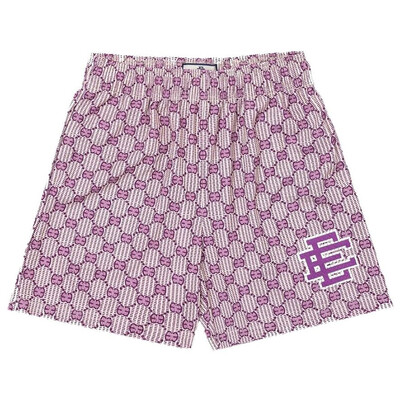 Човек Summer New Eric Emanuel EE Basic Mesh Short Classic Gym Shorts с флорални щампи Мъжки спортни ежедневни шорти за фитнес Баскетбол
