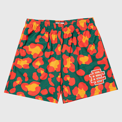 Човек Summer New Eric Emanuel EE Basic Mesh Short Classic Gym Shorts с флорални щампи Мъжки спортни ежедневни шорти за фитнес Баскетбол