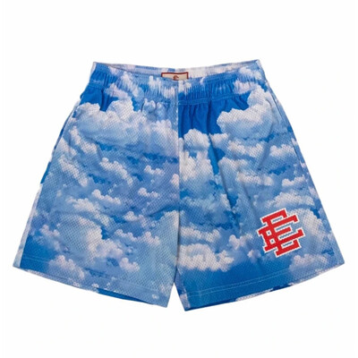 Човек Summer New Eric Emanuel EE Basic Mesh Short Classic Gym Shorts с флорални щампи Мъжки спортни ежедневни шорти за фитнес Баскетбол
