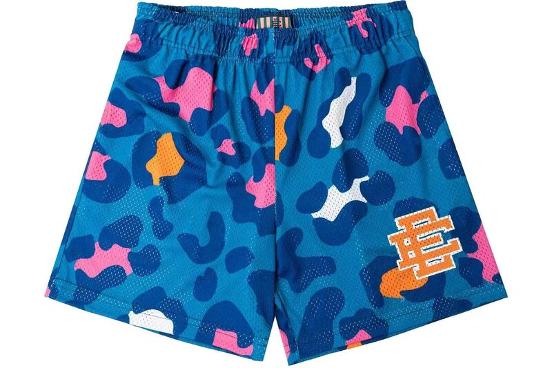 Άνδρας Summer Νέος Eric Emanuel EE Basic Mesh Κοντό κλασικό φλοράλ εμπριμέ σορτς γυμναστικής Ανδρικά αθλητικά σορτς μπάσκετ γυμναστικής