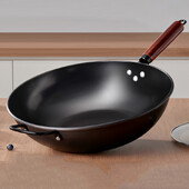 GIANXI 30CM кухненски домакински тенджери за пържене с дървена дръжка тенджера тиган и добре незалепващи съдове за готвене за кухня
