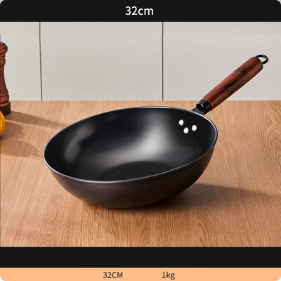 GIANXI 30CM кухненски домакински тенджери за пържене с дървена дръжка тенджера тиган и добре незалепващи съдове за готвене за кухня