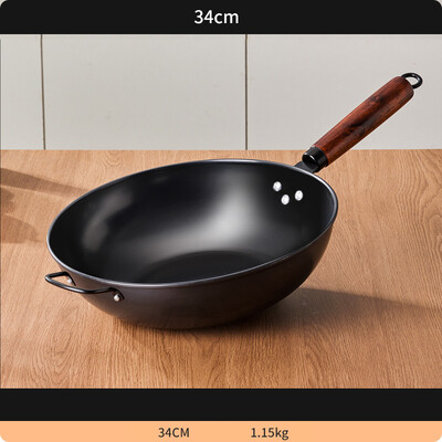 GIANXI 30CM кухненски домакински тенджери за пържене с дървена дръжка тенджера тиган и добре незалепващи съдове за готвене за кухня