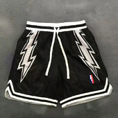 Ρετρό σορτς δρόμου κεντημένο διπλό σπορ σπορ μεγάλου μεγέθους άνετο ανδρικό παντελόνι μπάσκετ τεσσάρων τετάρτων