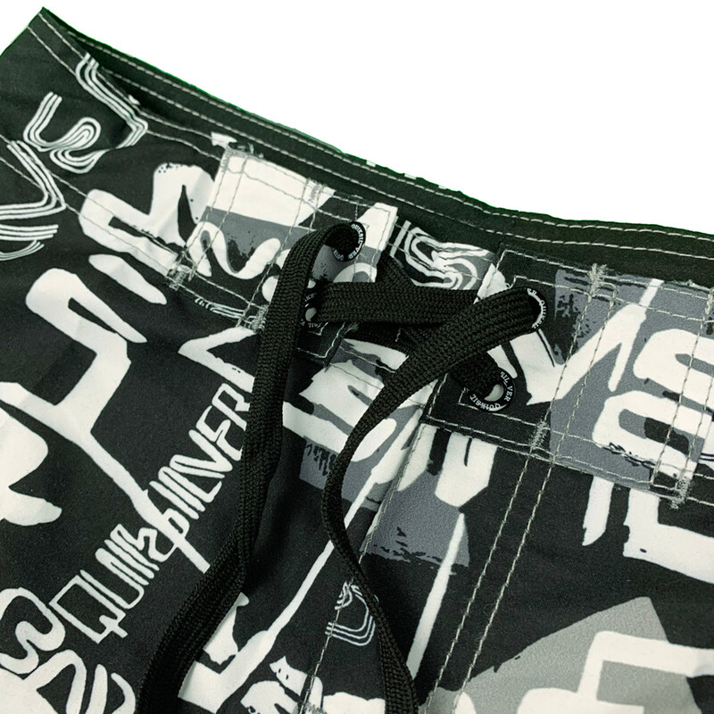 Y2k vintage lauapüksid meestele Trendikad kirjatrükiga püksid Põlvpüksid Ujumispüksid Suvised Hawaii kiiresti kuivavad rannapüksid