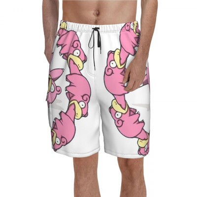 Slowpoke deszkás rövidnadrág Jól megy Slow Férfi Klasszikus Board Shorts Trendi egyedi nagy méretű úszónadrágok