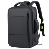 Τσάντα ανδρικής πλάτης μεγάλης χωρητικότητας USB φόρτισης ανδρική τσάντα φορητού υπολογιστή Αδιάβροχη τσάντα επαγγελματικού ταξιδιού Πακέτο αποσκευών πλάτης Mochila