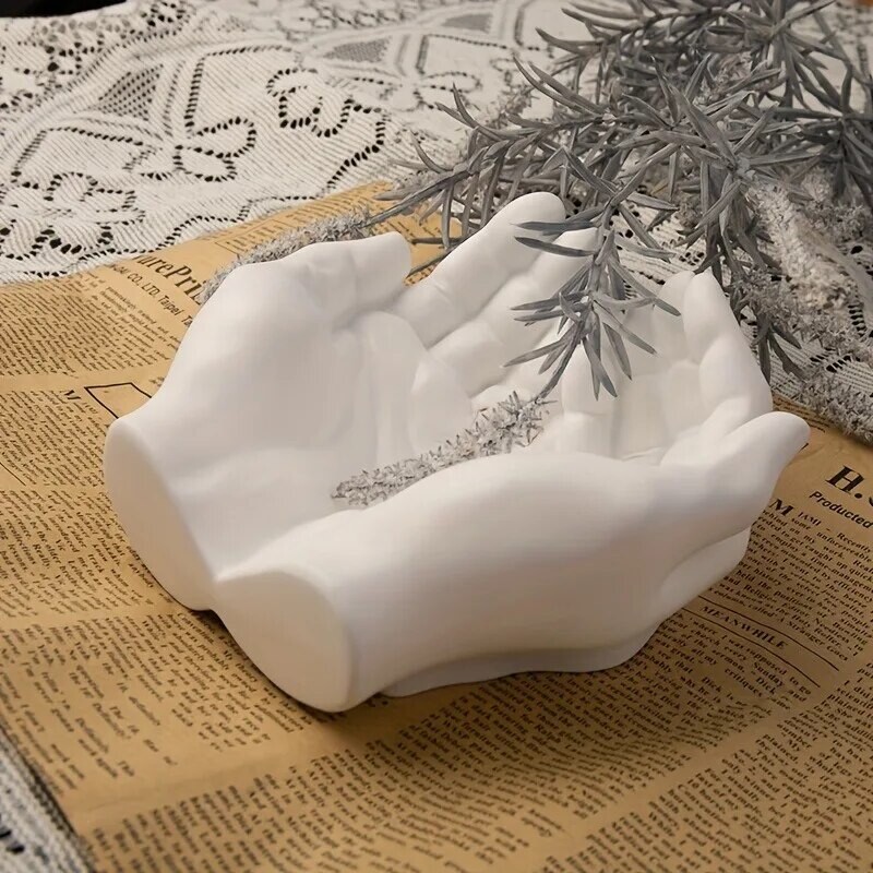 1 tk käsitsi krohvivorm vaigu valamiseks ja meisterdamiseks – ehete hoidmine, küünlahoidja, mahlakas pott – kodukaunistamiskingitus