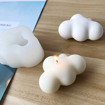 Cloud Candle Mold Mould Silicone Cute Jewelry Soap Making Mold Handmade Jewelry Making Tool DIY Soap Mold Mold Candle Supplies Making