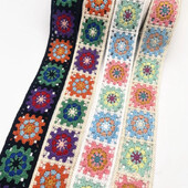 1 Yardsi pitslint rõivaste õmblemiseks kanga ääristega heegeldatud pitskangast käsitsi valmistatud aksessuaarid