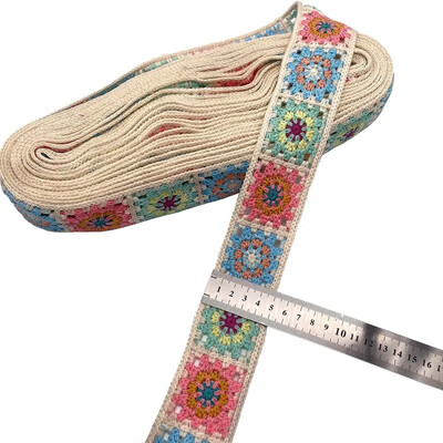 1 Yardsi pitslint rõivaste õmblemiseks kanga ääristega heegeldatud pitskangast käsitsi valmistatud aksessuaarid