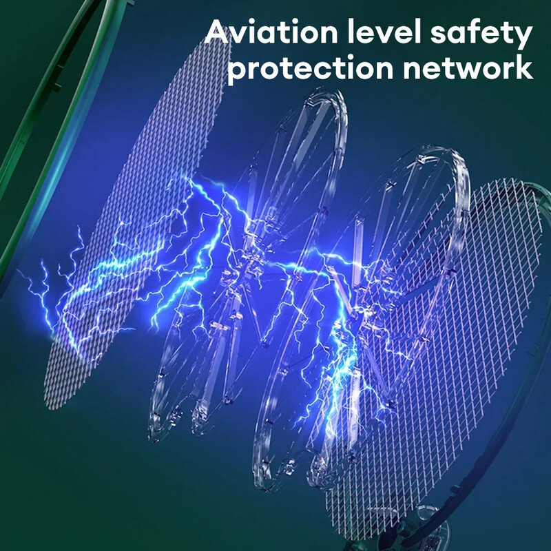 3000V електрическа ракета против комари Mosquito Killer Lamp USB акумулаторна сгъваема лампа против комари Swatter Fly Swatter