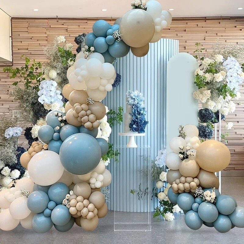 Balloon Garland Arch Kit Pulma sünnipäevapeo kaunistus Lastele Täiskasvanute Globos Pulmapeotarbed Lateks Ballon Baby Shower Boy