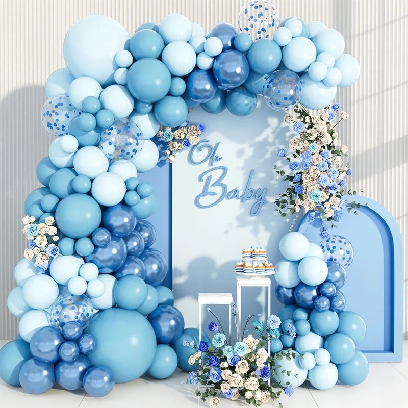 Balloon Garland Arch Kit Pulma sünnipäevapeo kaunistus Lastele Täiskasvanute Globos Pulmapeotarbed Lateks Ballon Baby Shower Boy