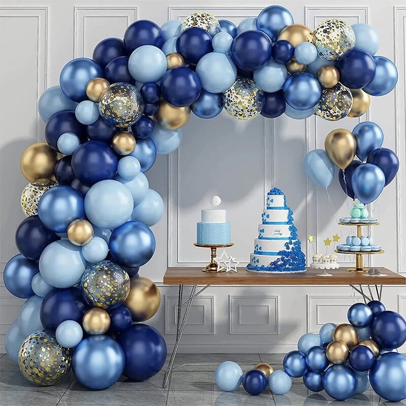 Balloon Garland Arch Kit Pulma sünnipäevapeo kaunistus Lastele Täiskasvanute Globos Pulmapeotarbed Lateks Ballon Baby Shower Boy