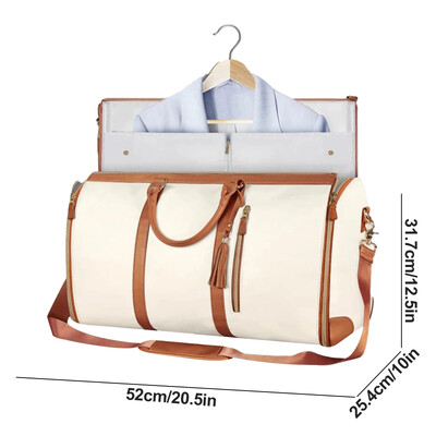 Sportska torba za odjeću Sklopiva sportska torba s torbicom za cipele Sportska torba za teretanu Kofer Odijelo Poslovna putna torba PU koža