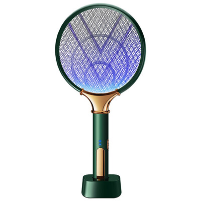 2 в 1 Mosquito Killer USB акумулаторна електрическа мухобойка Seduction Trap Lamp 3000V Mosquito Repellent Sleep Protect