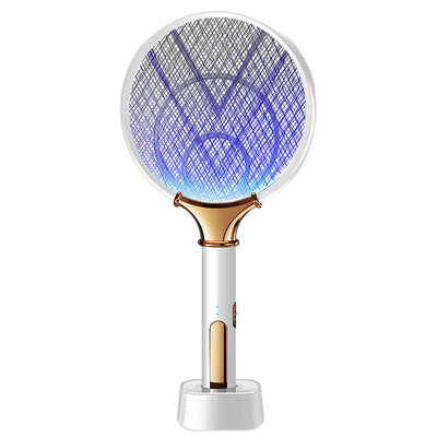 2 в 1 Mosquito Killer USB акумулаторна електрическа мухобойка Seduction Trap Lamp 3000V Mosquito Repellent Sleep Protect